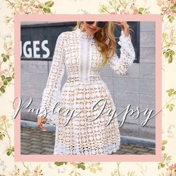 LACE ROMANTIC SPECIAL EVENT DRESS - Picture 4 of 13